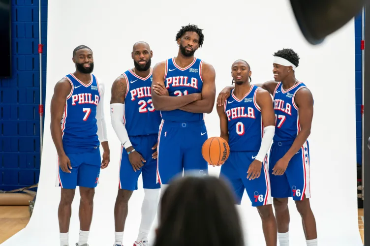 Philadelphia's LeBron James knows how to handle a star-studded roster, like what the 76ers built